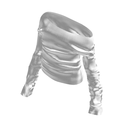 White Off-Shoulder Sweater