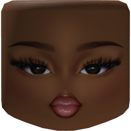 Boujee Diva Beauty Makeup Face Brown Skin Tone Roblox item
