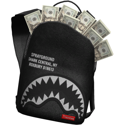 [4.0] Black Sprayground Money Backpack thumbnail