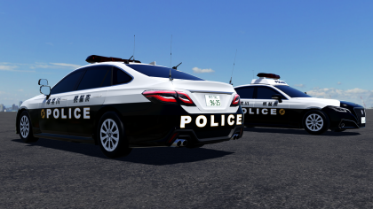 JP_TOCro Marked Police Car [Static] preview 3
