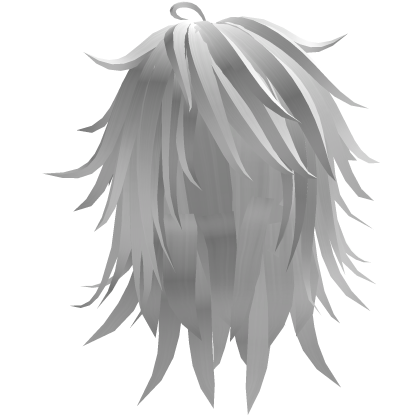 Layered Messy Emo Scene Hair (White) Roblox item