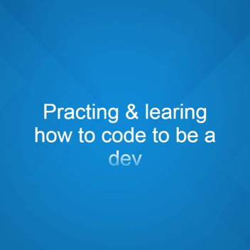 [Tp pads] coding new things to be a good dev.