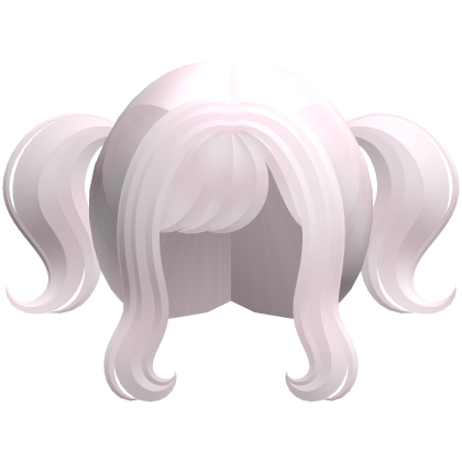 pastel pink wispy anime cutie mini pigtails