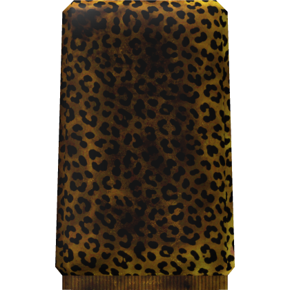 Orange Leopard Y2K Zip Sleeve ( Left ) Roblox item