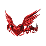 Ruby Winged Heart Crown