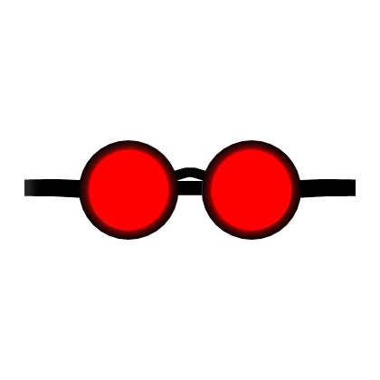 Glowing Red Goggles [EMISSIVE] Roblox item