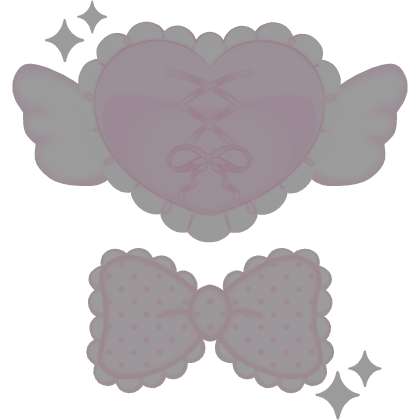 . ‿ ʚїɞ cutesy heart hairclip ♡ ⊹ .