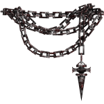 Bloody Silver Kurapika Hanging Chain