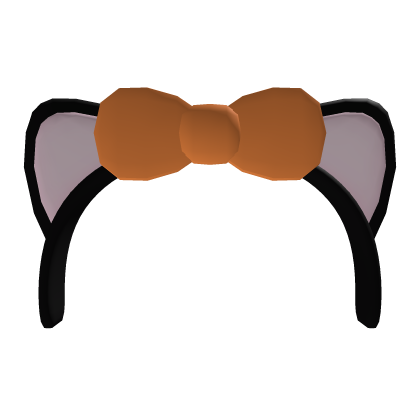 ♡ Kawaii Halloween Kitty Headband (Black) ♡ Roblox item