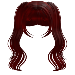 Red Wavy Pigtails