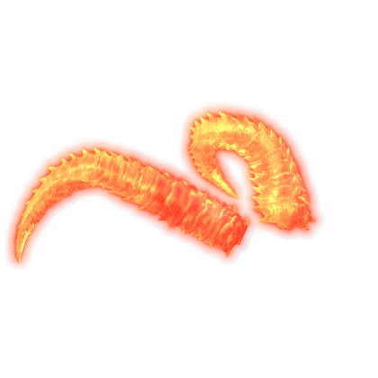 Glowing Demon Horns (Emissive) - Fiery Red