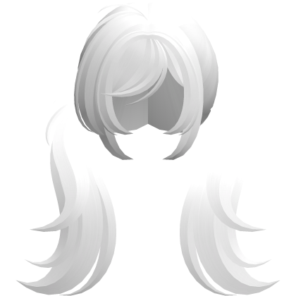 white alt spiky moe overgrown pigtails
