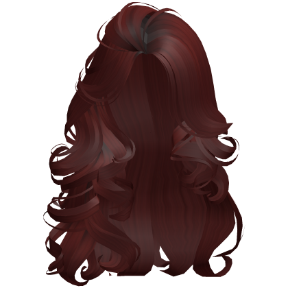 ♡ Voluminous Layered Blowout (Dark Red) Roblox item