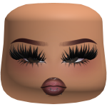 Baddie Glare Face w Mink Lashes