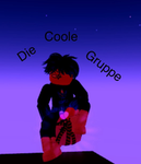 Gruppe mit den coolen