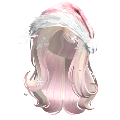 Shy Gentle Swirls w/Santa Hat (Yellow)