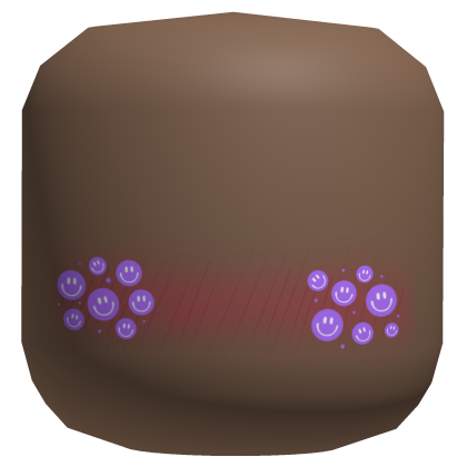 Purple Preppy Smile Blush Roblox item