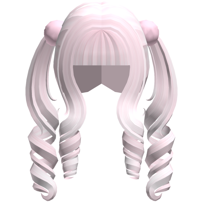 ♪ 〜 Cute Baby Pink Swirly Moe Anime Hair 
