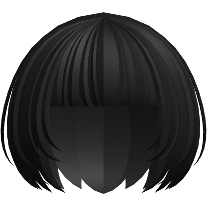 ʚ♡ wispy moe anime doll short hair black Roblox item