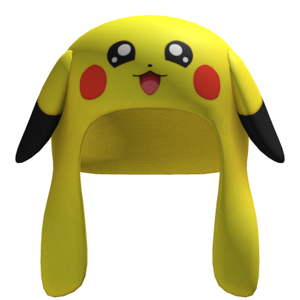 Cute Yellow Electric Mouse Hood Roblox item