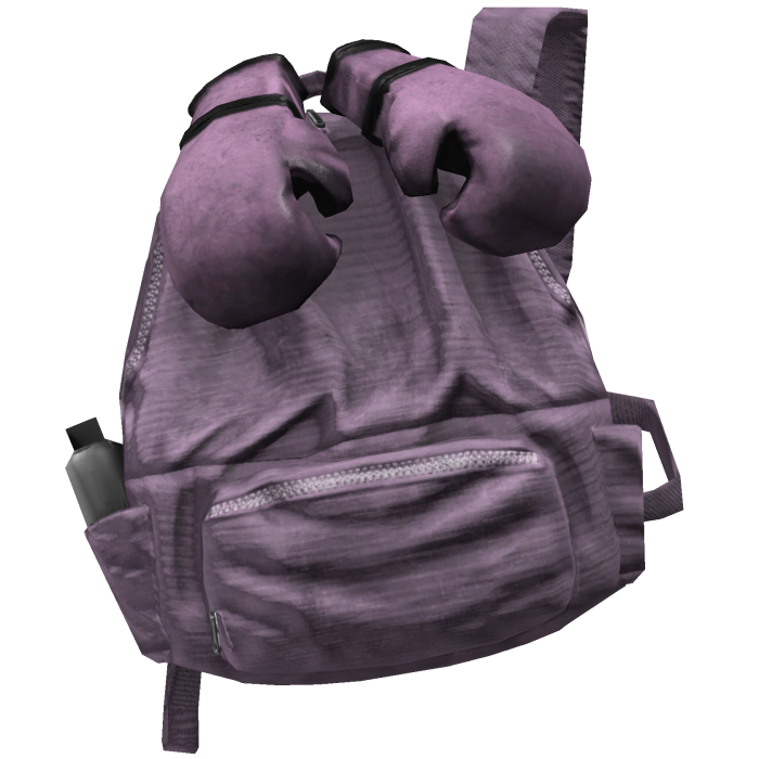 Pink Boxing Glove Grunge Backpack 1.0
