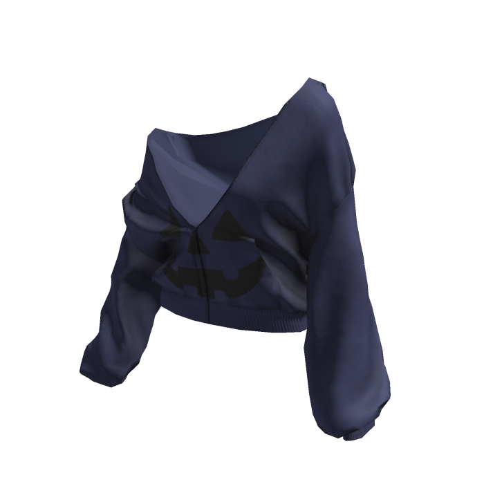 🎃 Halloween Pullover Baggy Hoodie Navy