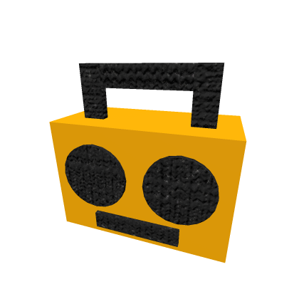 Golden Boombox { Model } radio speaker music audio