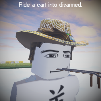 Ride a cart into disarmed!