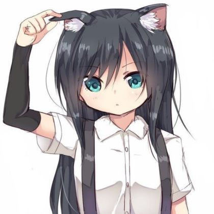 anime-girl-cute-kitty Roblox decal