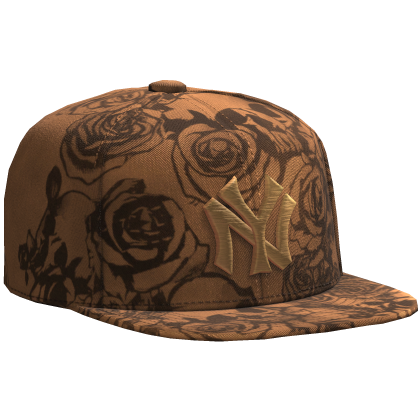 Tan Rose NY Sidewept Fitted Cap Roblox item