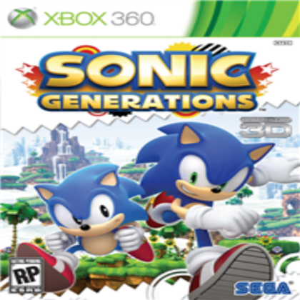 Sonic Generations Xbox 360 Box Art Roblox decal