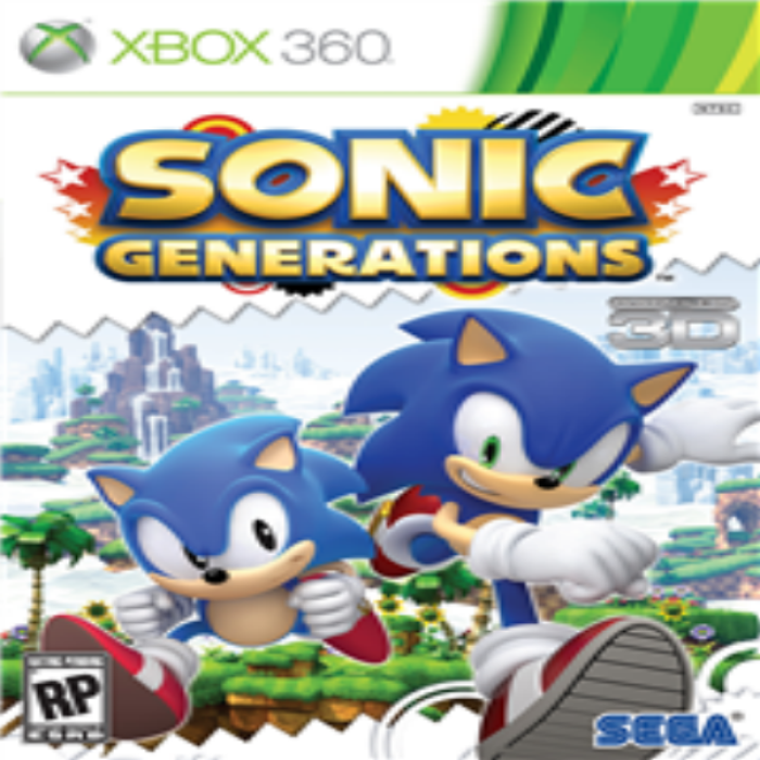 Sonic Generations Xbox 360 Box Art Roblox decal