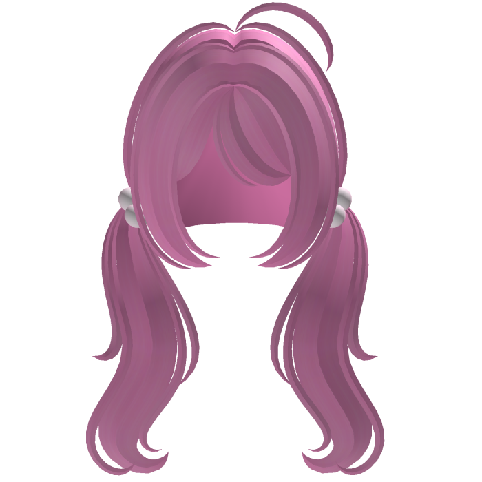 ♡ ꒰ Sweet Adorable Cutecore Pigtails in Dark Pink