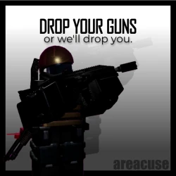 Town Drop Your Guns Poster