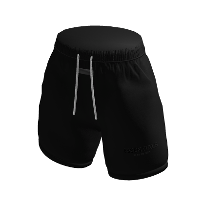 Black Essential Shorts