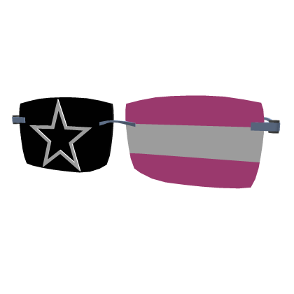 Pink america glasses