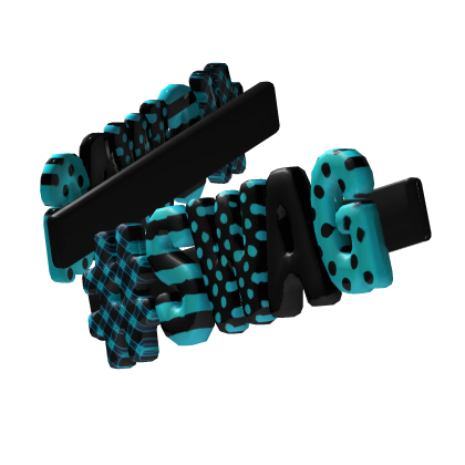 Blue " SWAG " hairclipS V2 Roblox item