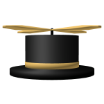 Waffle Propeller Top Hat