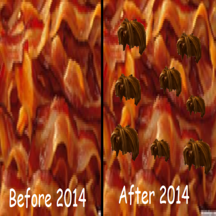 Bacon Hair Roblox decal