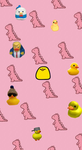 Dinosaur and ducky