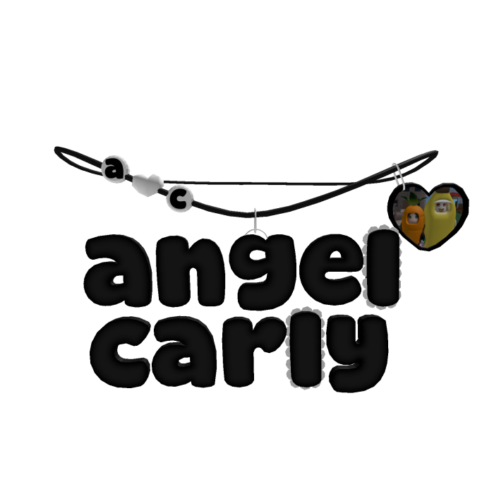 carly and angel necklace