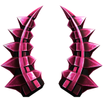 Hot Pink Evo Horns