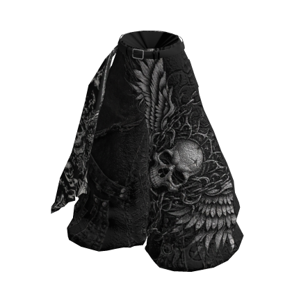 ✅🔴Y2K Goth Black Skull Baggy Pants✅🔴