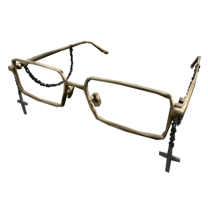 Gold / Silver Gothic Cross Glasses