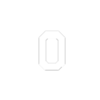 Number 0 (USAF White) Roblox decal