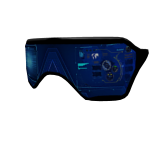 Cyber Blue Glasses