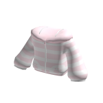 ♡ Pink Striped Over Sized Cat Jacket