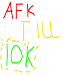 AFK till someone donates 10k