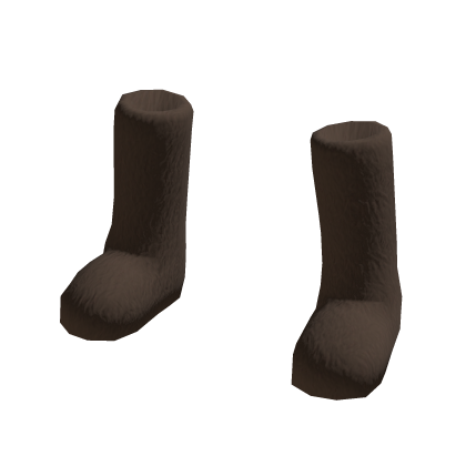 Y2K Fuzzy Brown Boots thumbnail