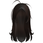 ۶ৎ | cute messy long scruffy dark brown hair